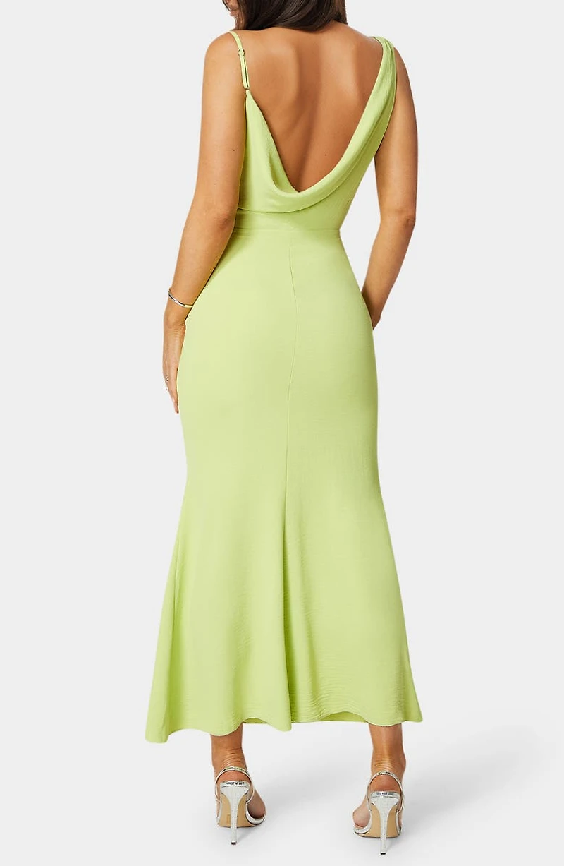 Airflow Cowl Neck Maxi Dress
