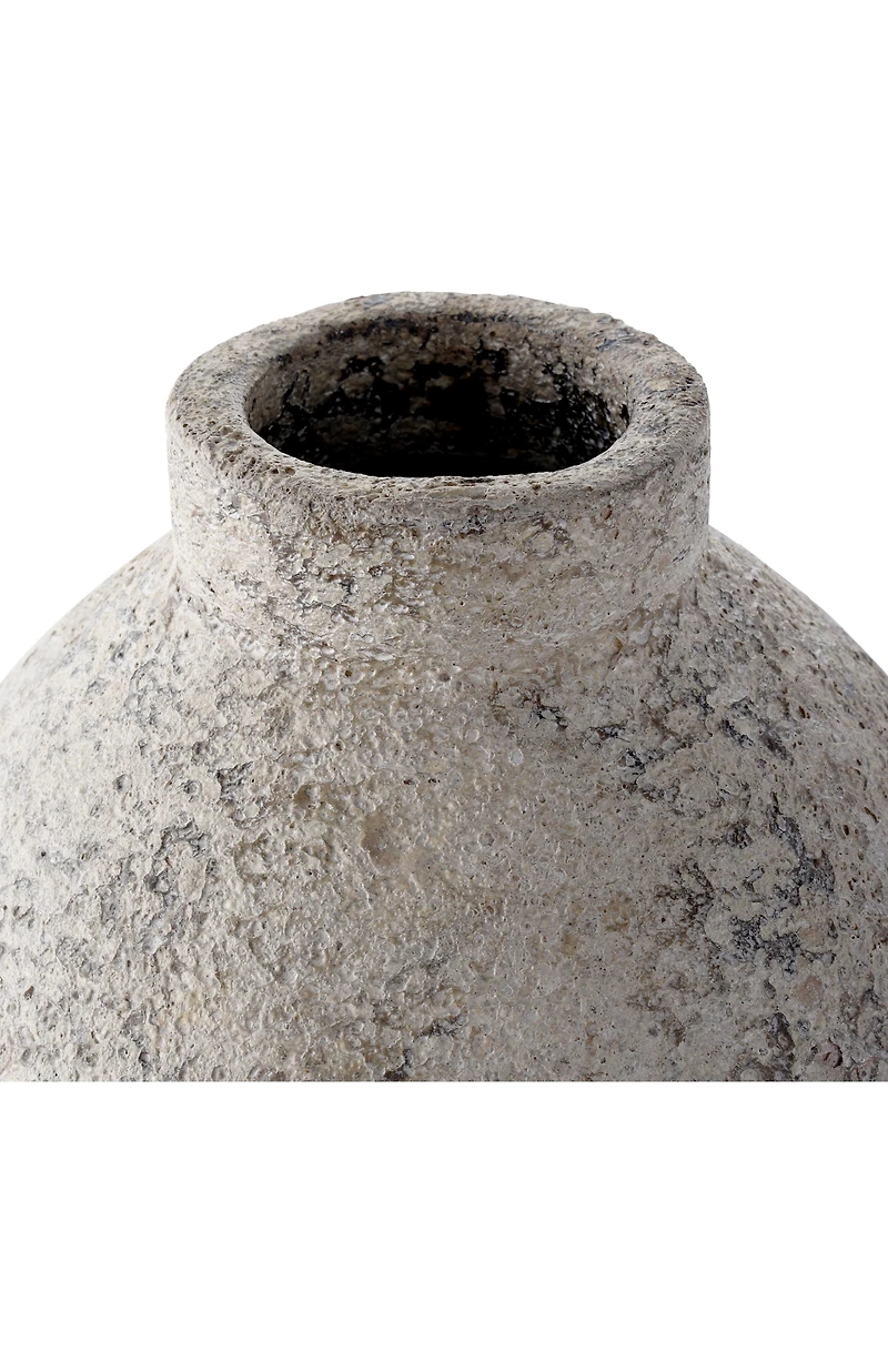 Textured Clay Vase