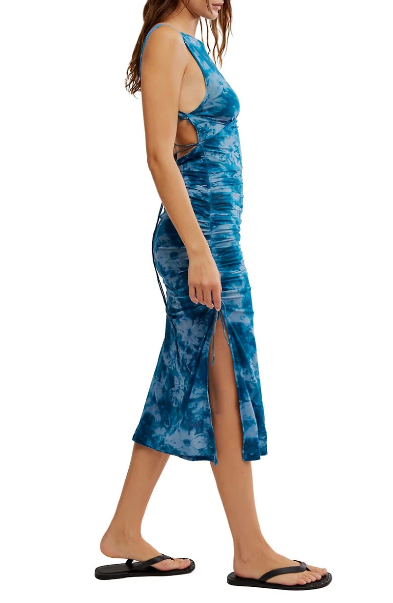 Take Me Away Mesh Midi Dress