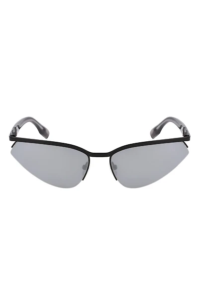 61mm Modified Rectangular Sunglasses