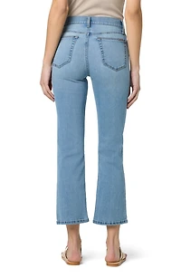 High Waist Crop Bootcut Jeans