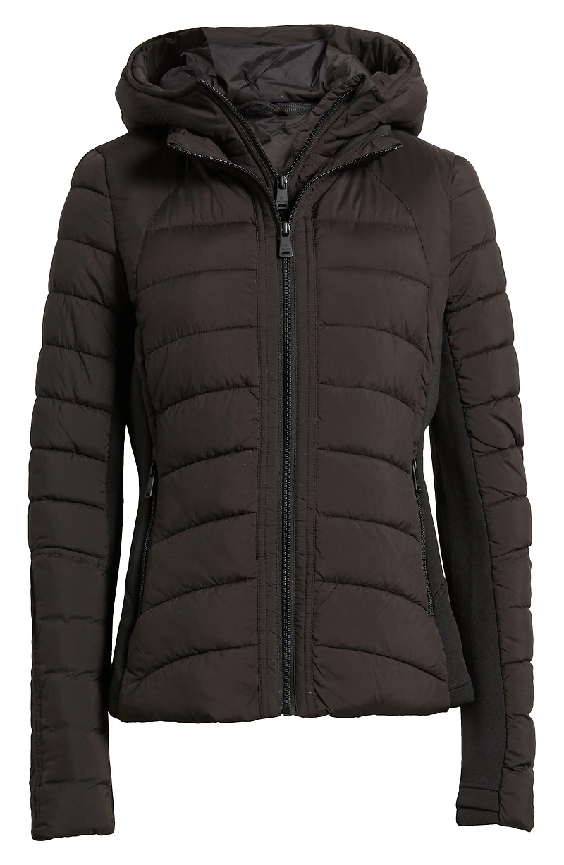 Hooded Quilted Water Repellent Jacket