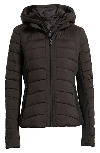 Hooded Quilted Water Repellent Jacket