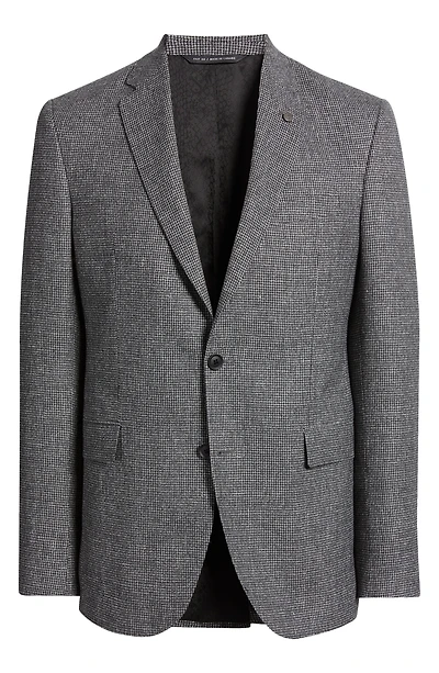 Ross Slim Fit Wool & Linen Sport Coat