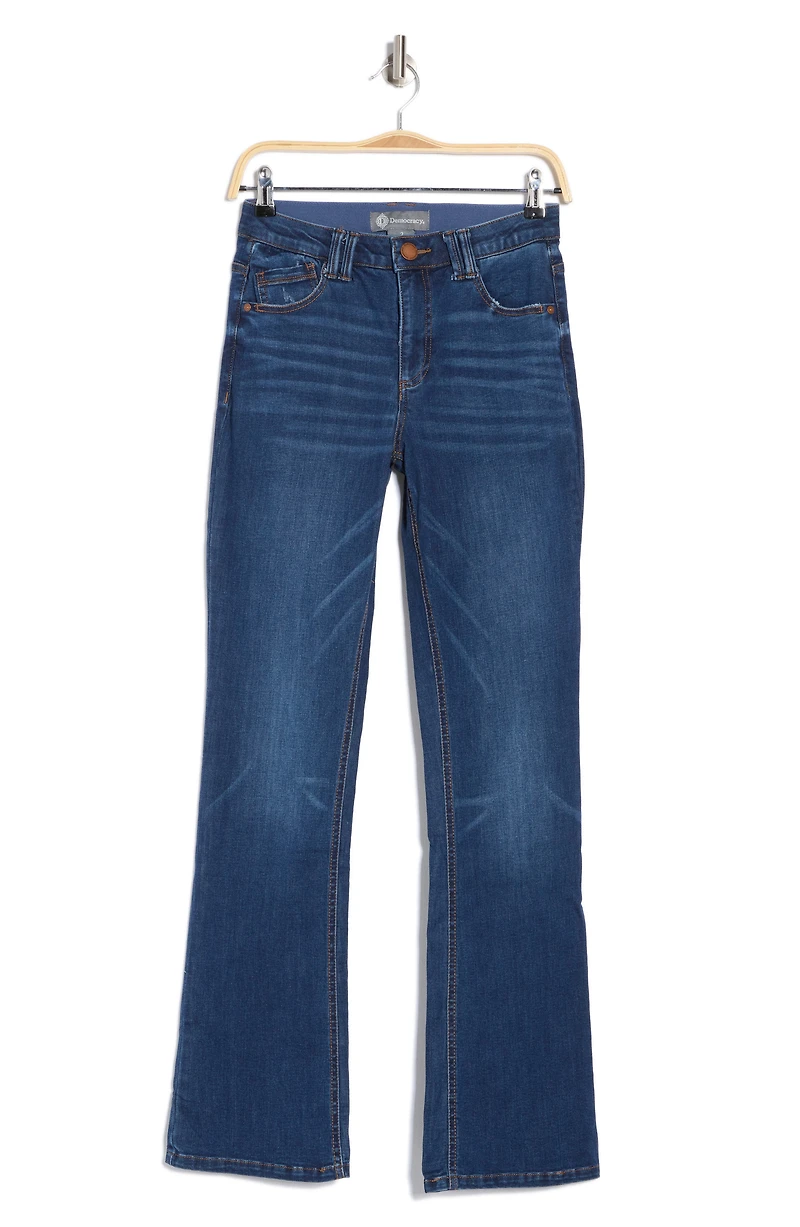 Rhinestone Pocket Itty Bitty Bootcut Jeans