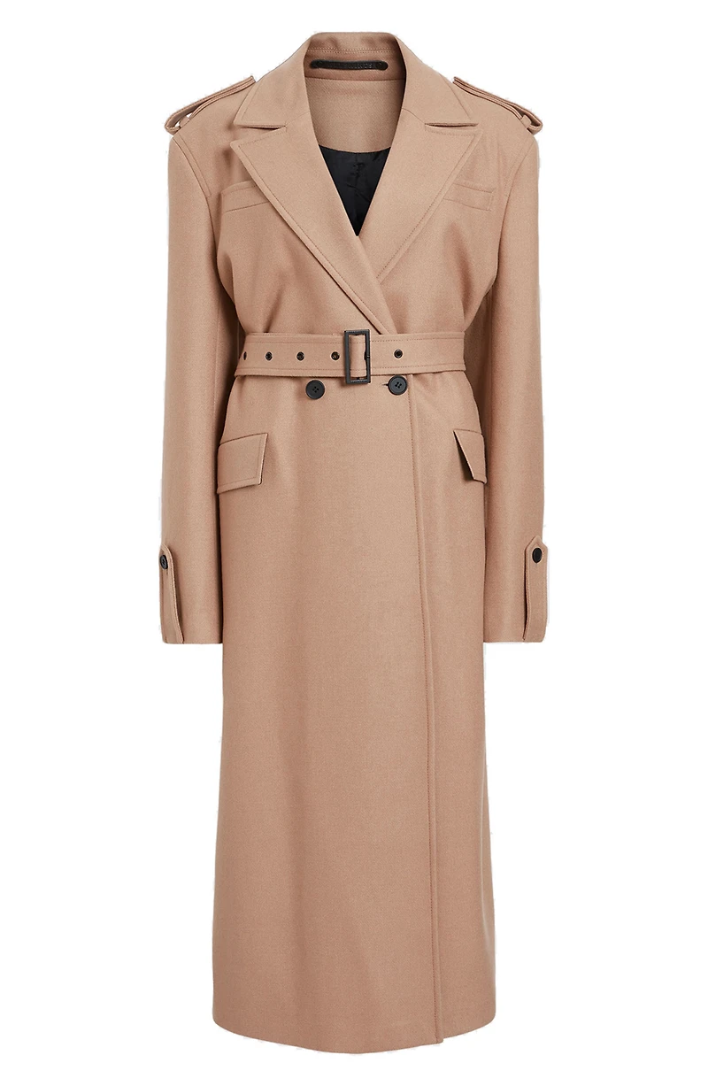 Augusta Wool Blend Trench Coat