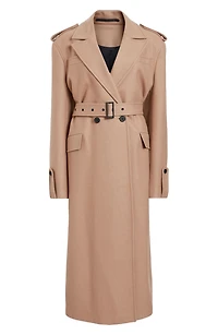 Augusta Wool Blend Trench Coat