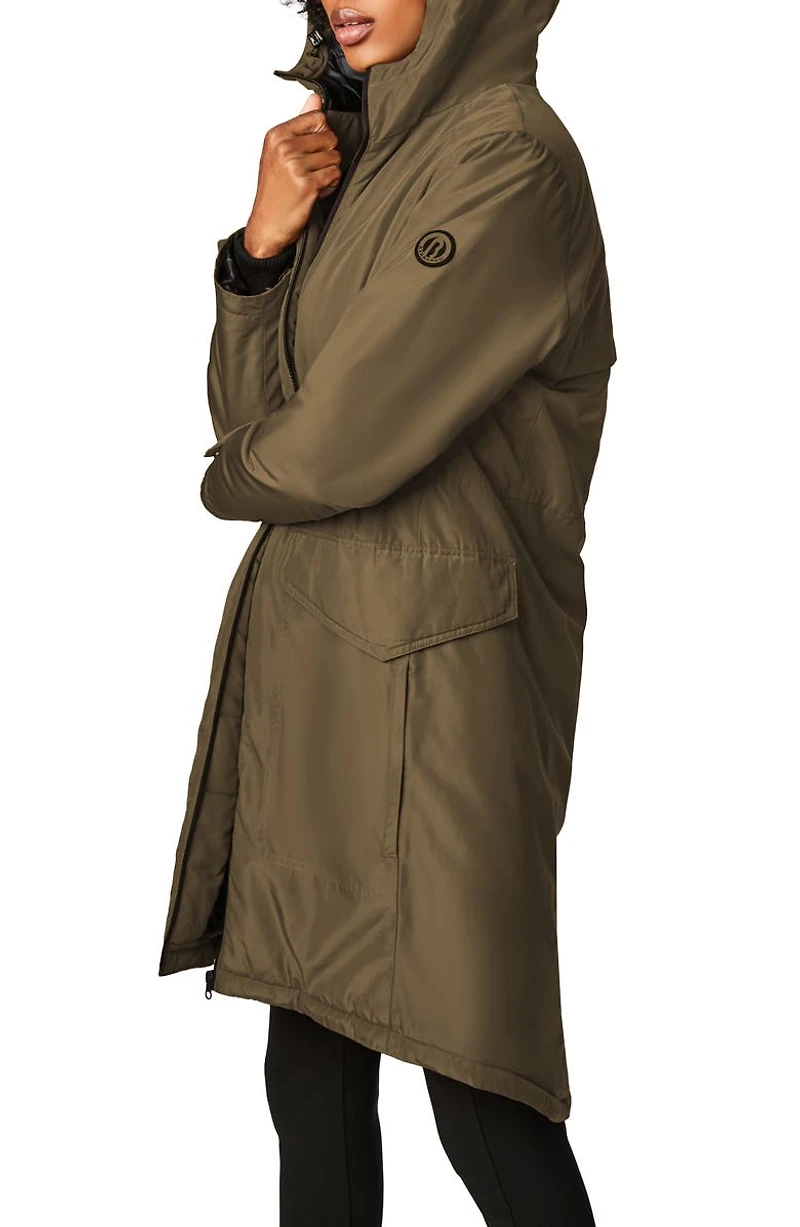 Insulated Hooded Raincoat