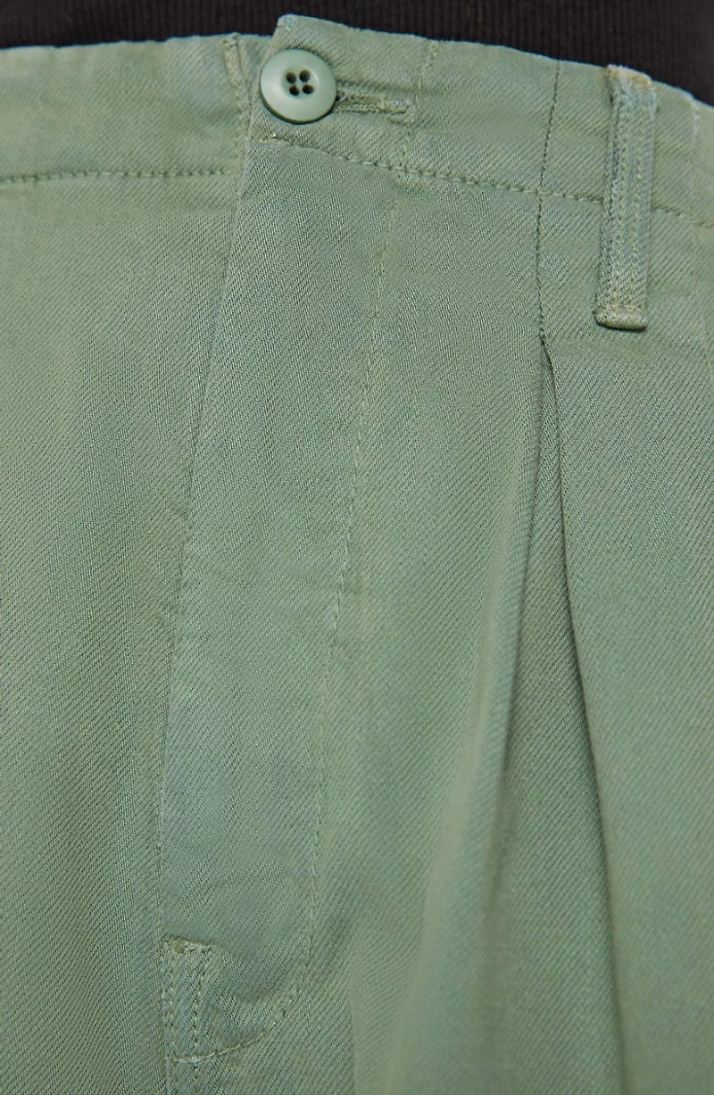 The Pleated Chute Prep Shorts