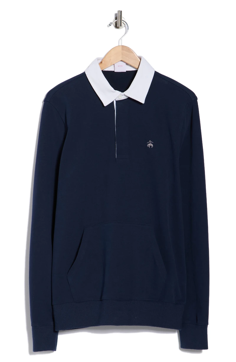 Long Sleeve Cotton Polo