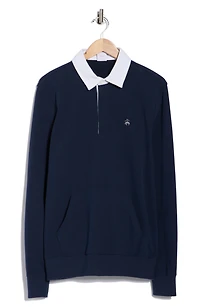 Long Sleeve Cotton Polo
