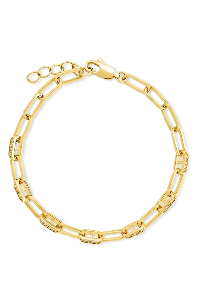 Fiona Cubic Zirconia Statement Chain Bracelet