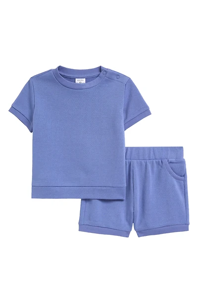 Cozy Short Sleeve Top & Shorts Set