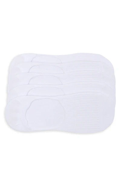 Ribbed Sport Liner 5-Pack No-Show Socks