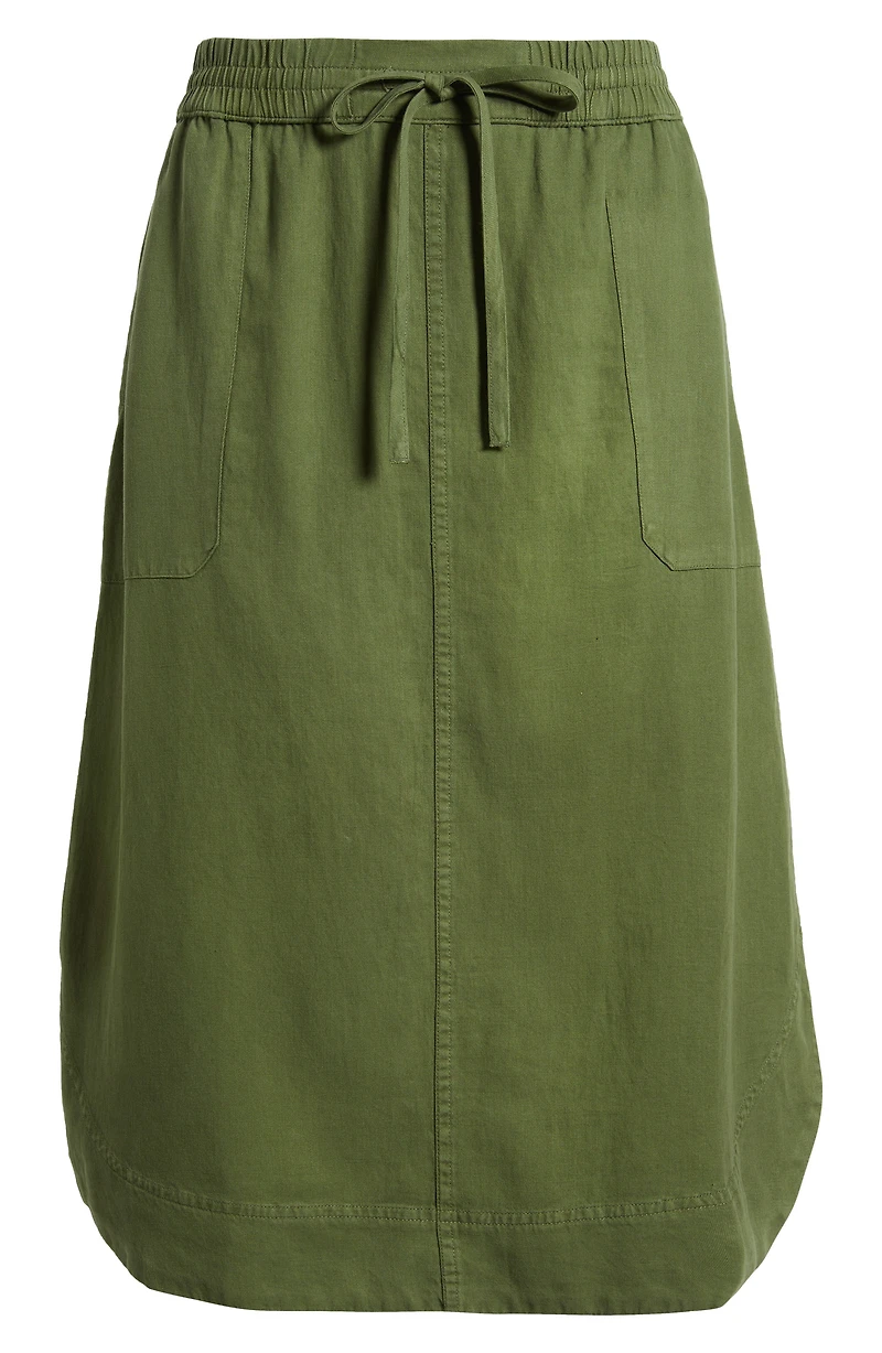 Easy Tencel™ Lyocell & Linen Blend Skirt