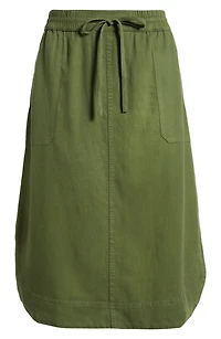 Easy Tencel™ Lyocell & Linen Blend Skirt