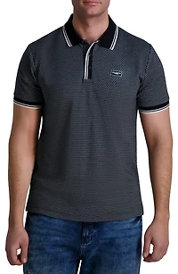 Textured Performance Knit Polo