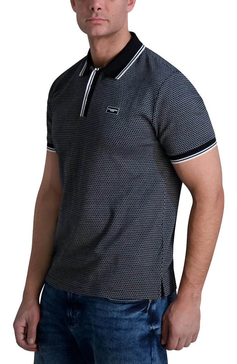 Textured Performance Knit Polo