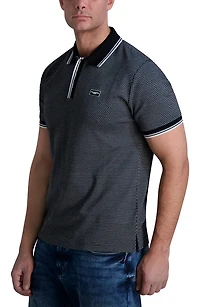 Textured Performance Knit Polo