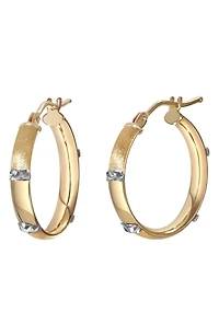 14K Gold Hoop Earrings