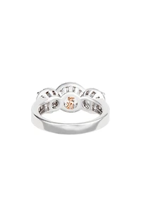 Sterling Silver Three Stone CZ Ring