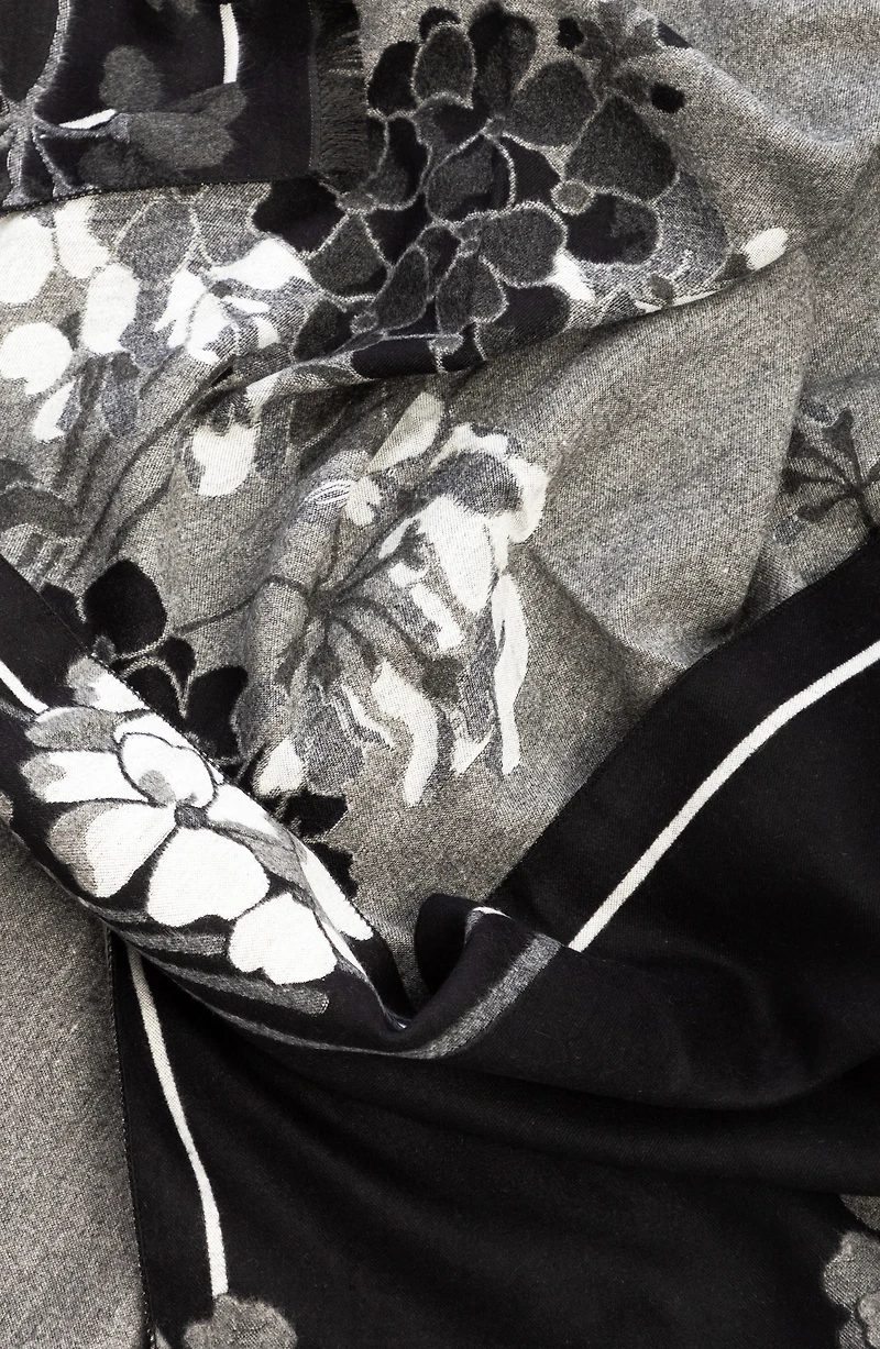 Floral Reversible Scarf