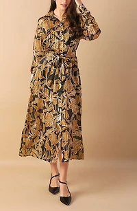Long Sleeve Midi Shirtdress