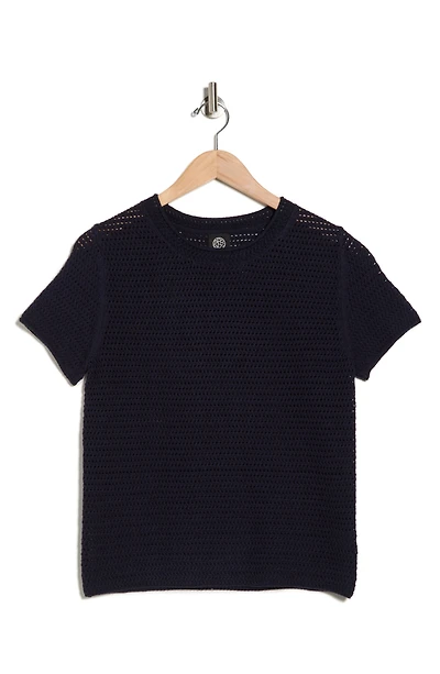 Cotton Short Sleeve Sweater
