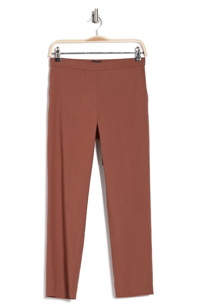Treeca Linen Blend Crop Pull-On Pants