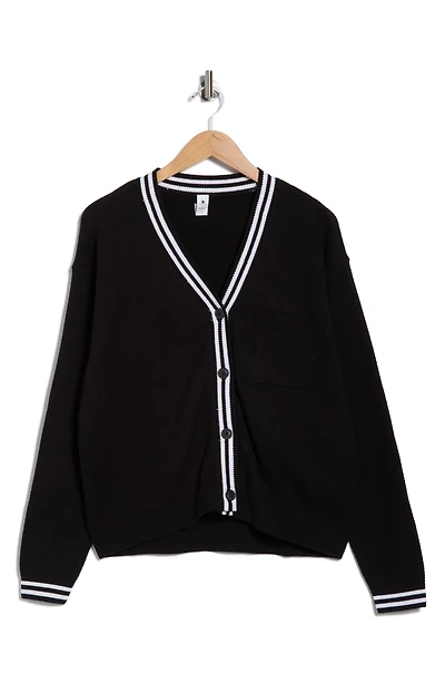 Fair Game Button Front Cotton Cardigan