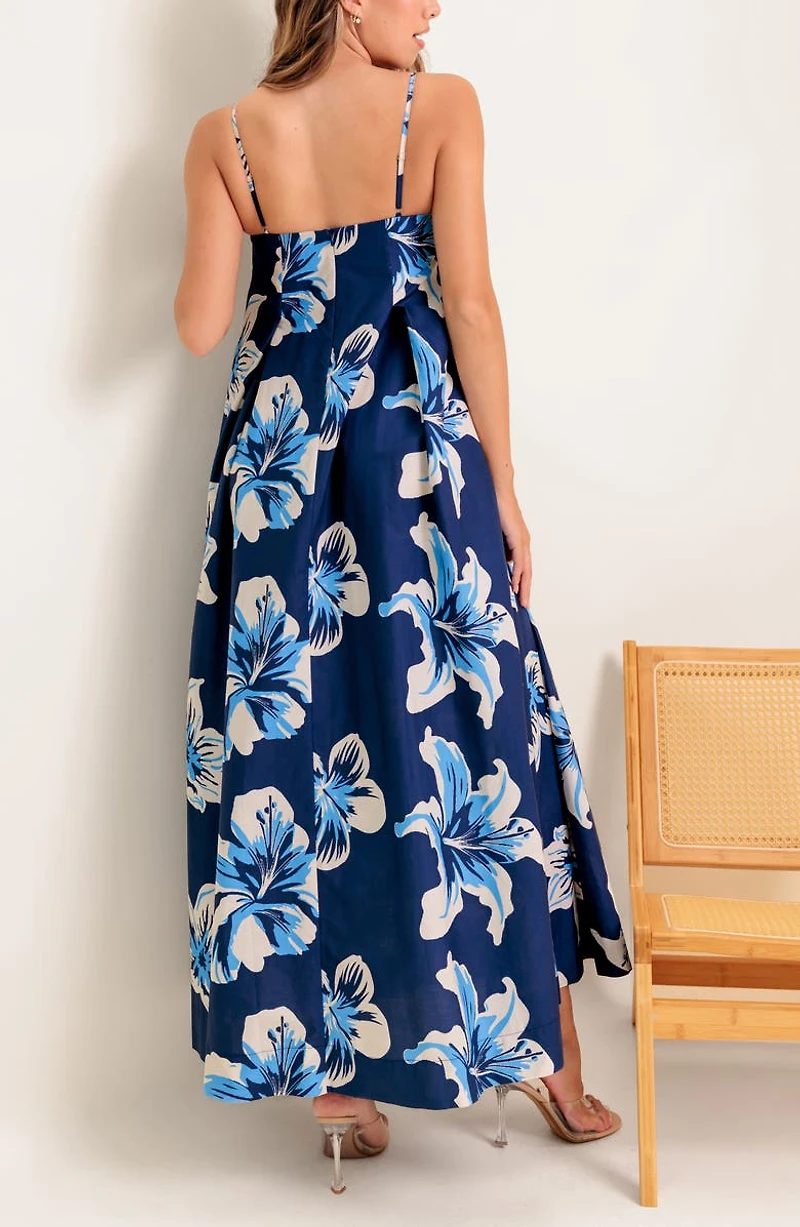A-Line Cotton Maxi Dress