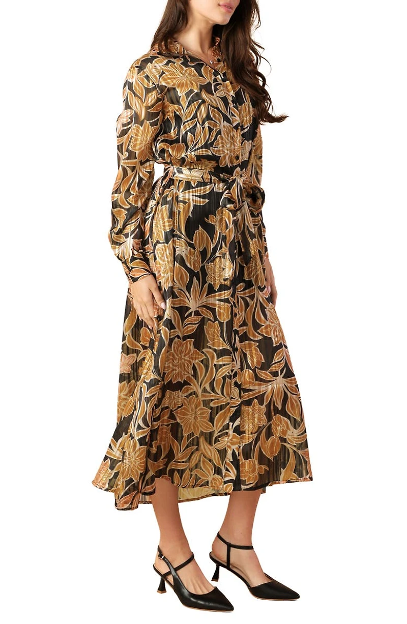 Long Sleeve Midi Shirtdress