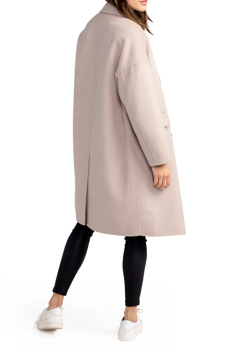 Amnesia Oversized Wool Blend Coat