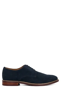 Stanley Suede Plain Toe Derby