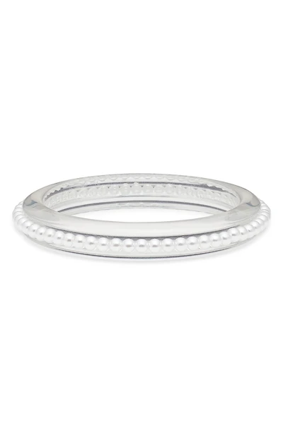 Faux Pearl Bangle