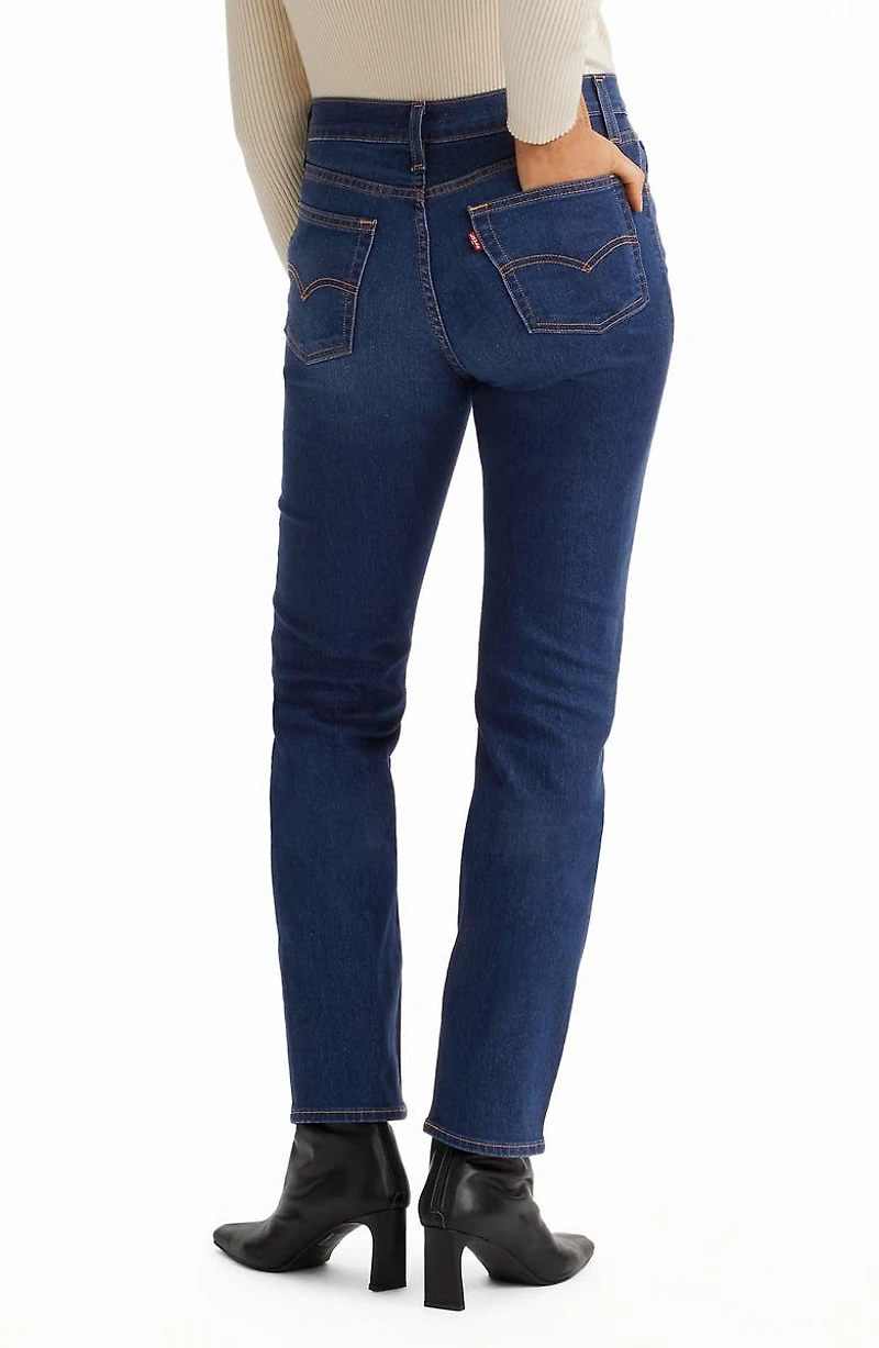 724™ High Waist Straight Leg Jeans