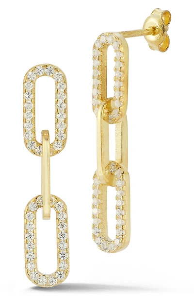 3-Link Drop Earrings