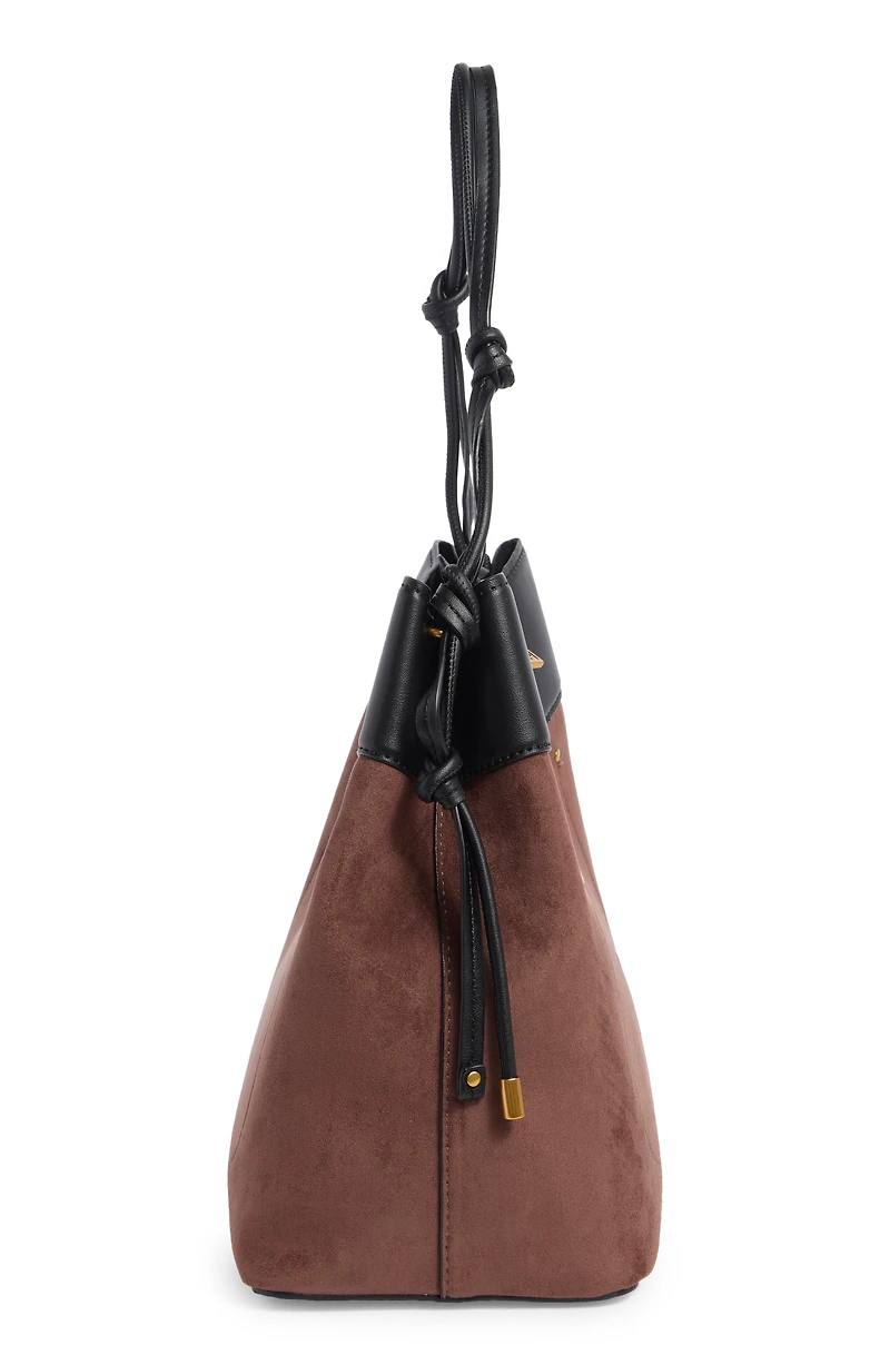 Opal Mixed Media Hobo Bag