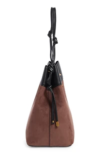 Opal Mixed Media Hobo Bag