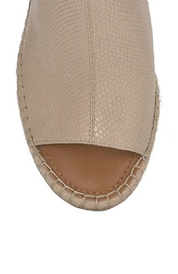 Cabriah Espadrille Platform Wedge Slide Sandal