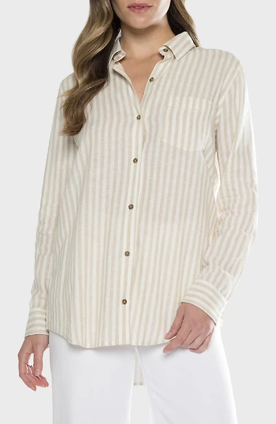 Fletcher Long Sleeve Button Front Shirt
