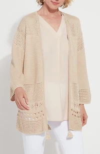 Dani Open Knit Cardigan Sweater