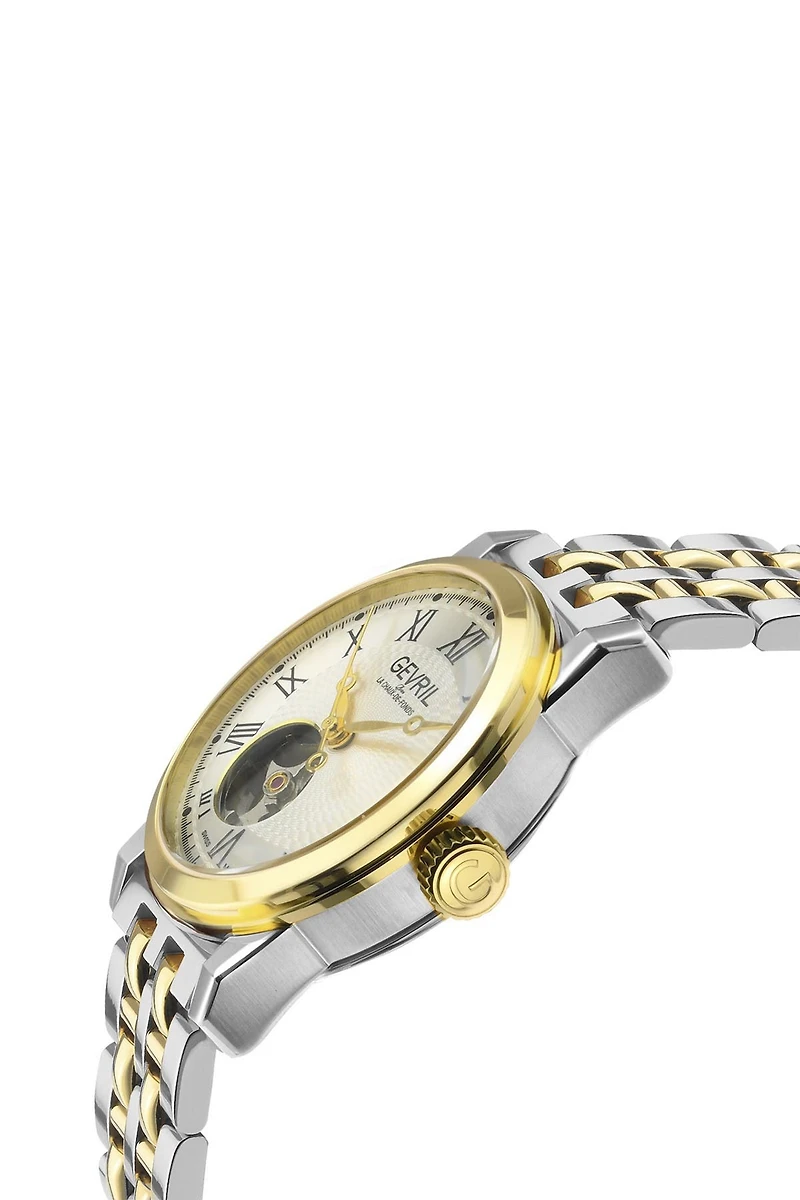 Men's Madison Two-Tone Bracelet Watch, 39mm