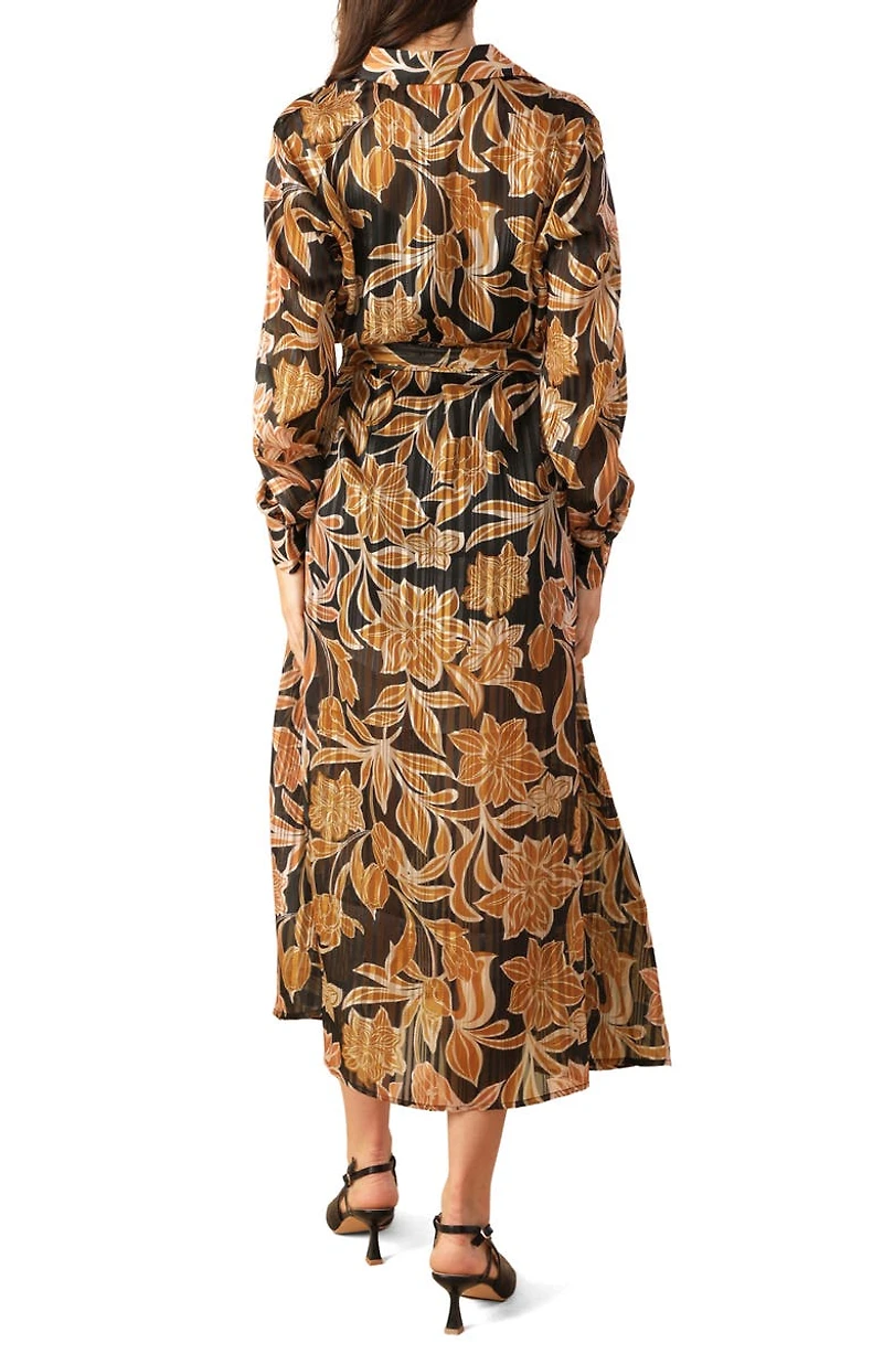 Long Sleeve Midi Shirtdress