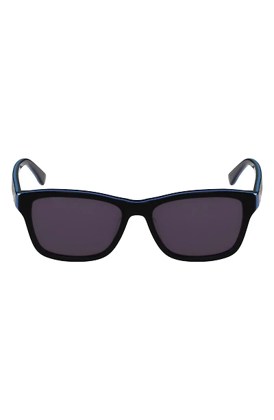 55mm Gradient Rectangular Sunglasses