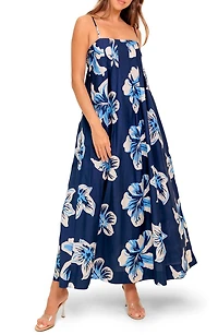 A-Line Cotton Maxi Dress