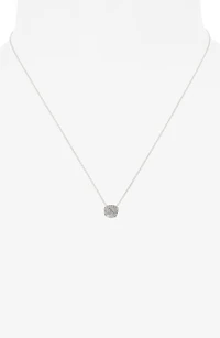 Nura Mini Nugget Pavé Diamond Pendant Necklace