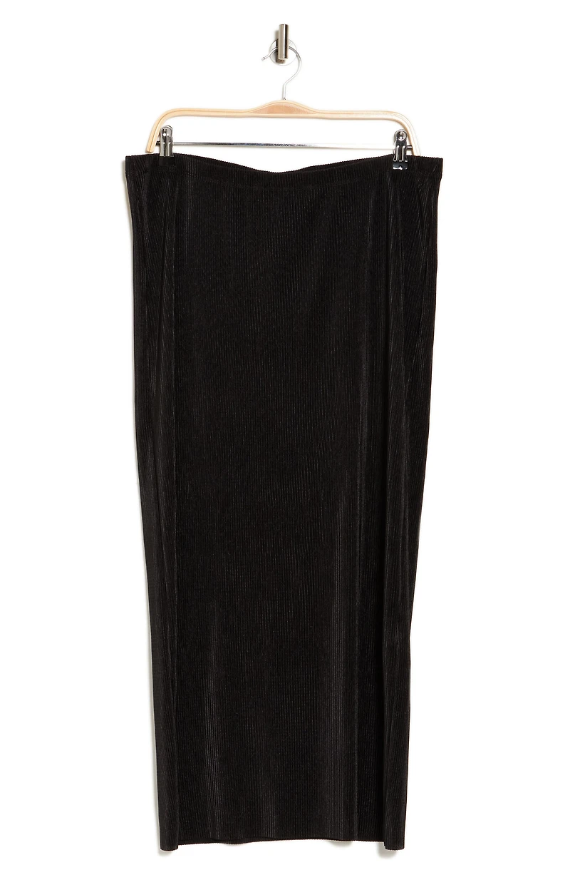 Plissé Midi Skirt