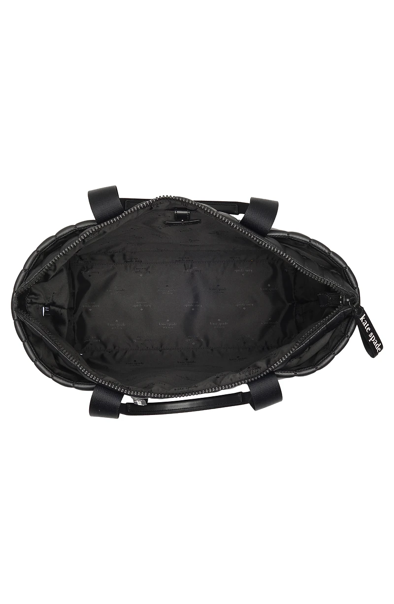 camden x-large quilted tote bag