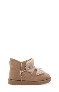Kids' Faux Fur Lined Slipper Boot